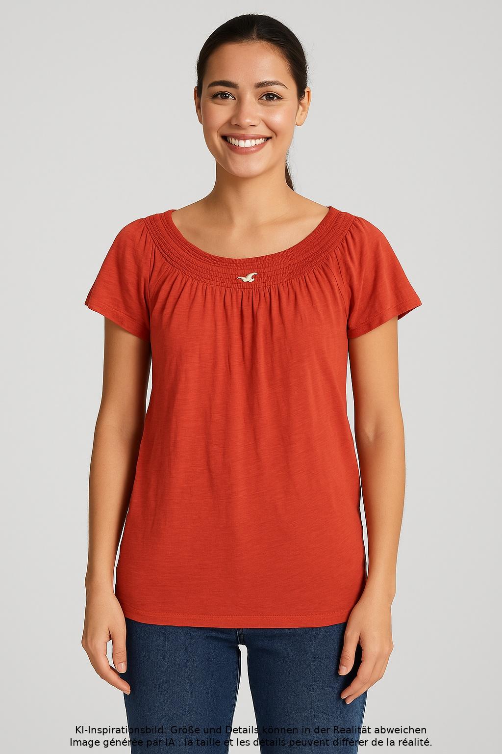 

White Stuff Damen T-Shirt, rot, Gr. 38