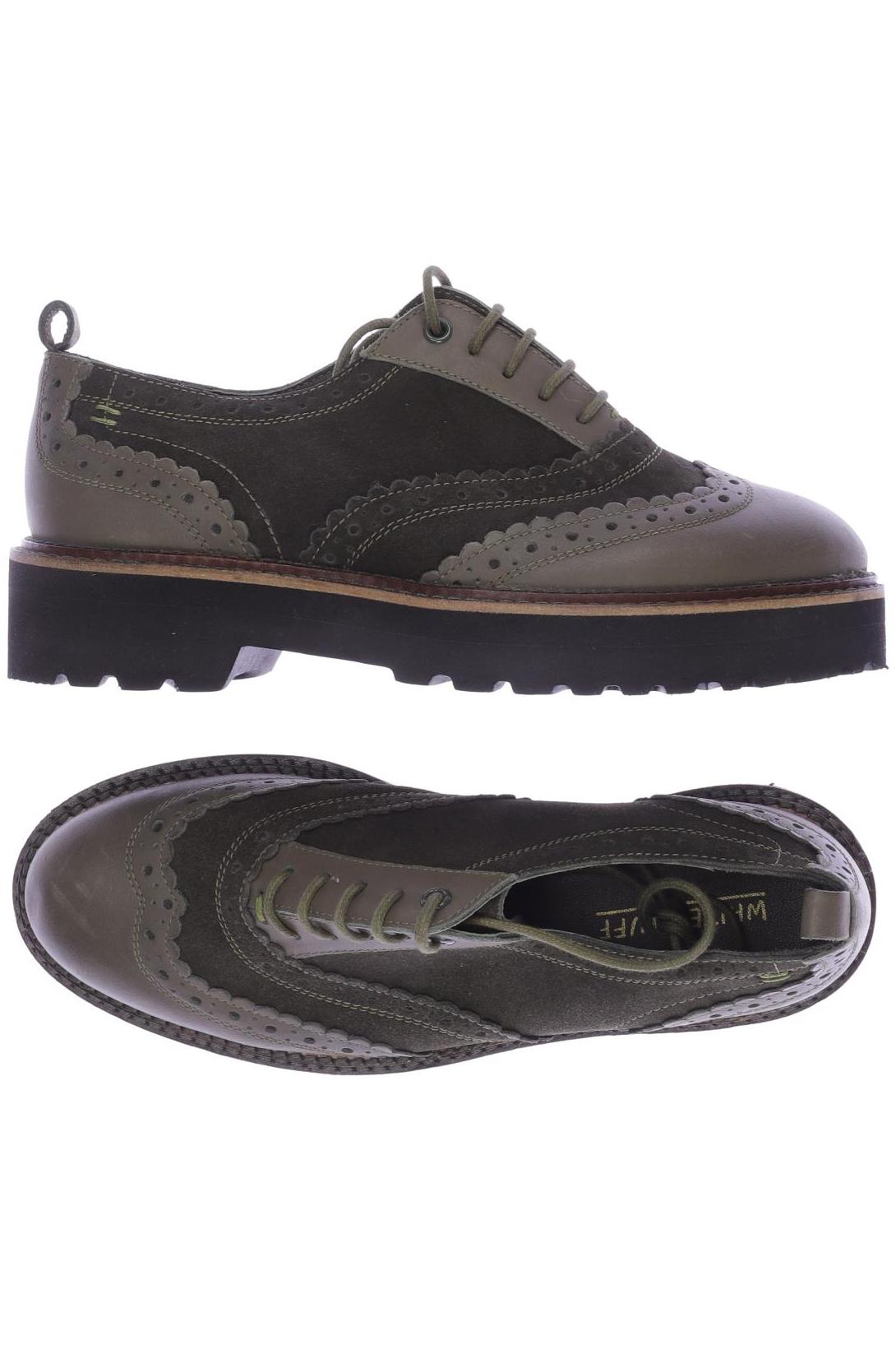 

White Stuff Damen Halbschuh, grün, Gr. 36