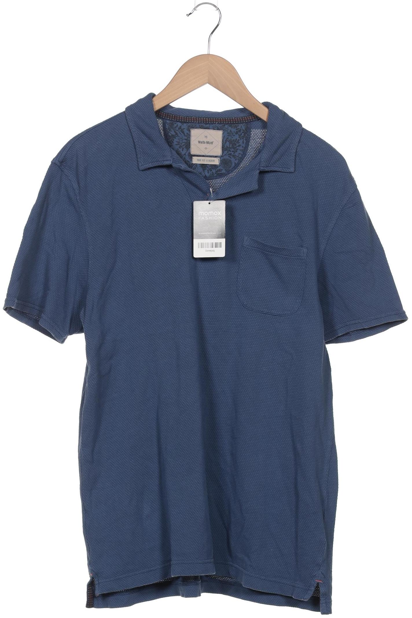 

White Stuff Herren Poloshirt, blau, Gr. 48