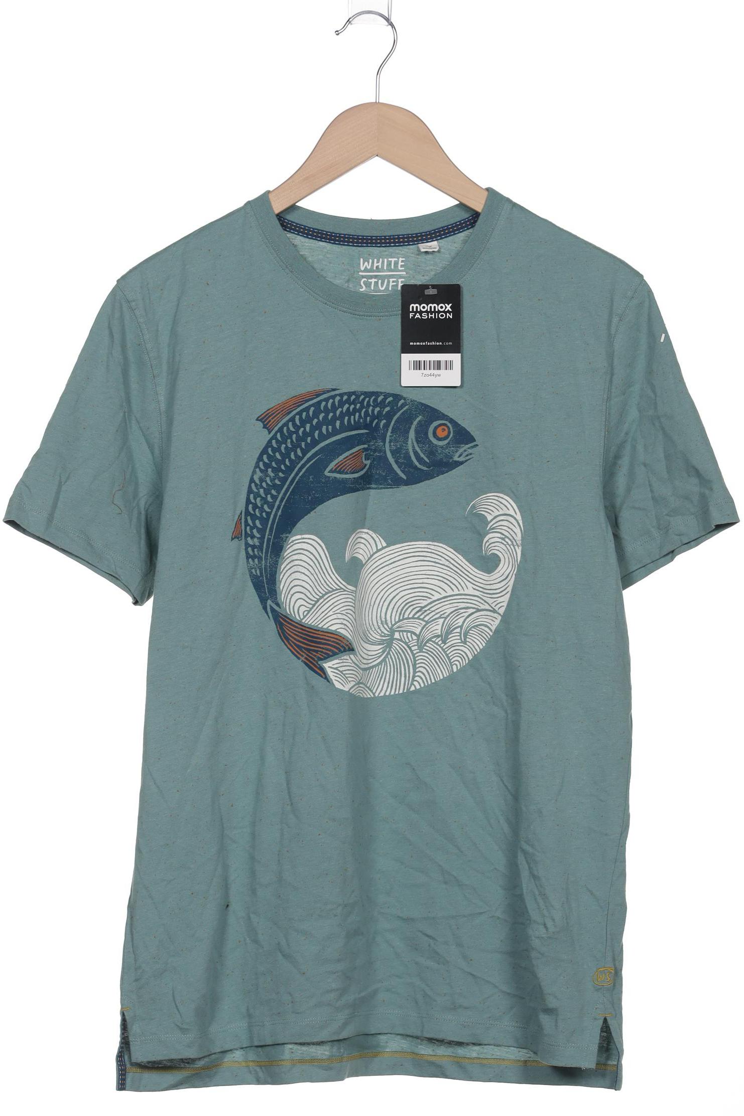 

White Stuff Herren T-Shirt, türkis