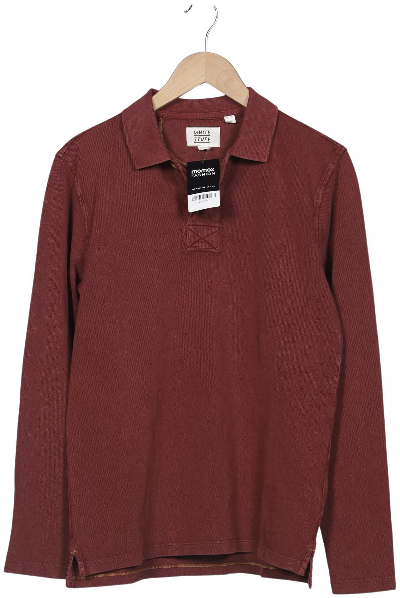 

White Stuff Herren Poloshirt, bordeaux, Gr. 46