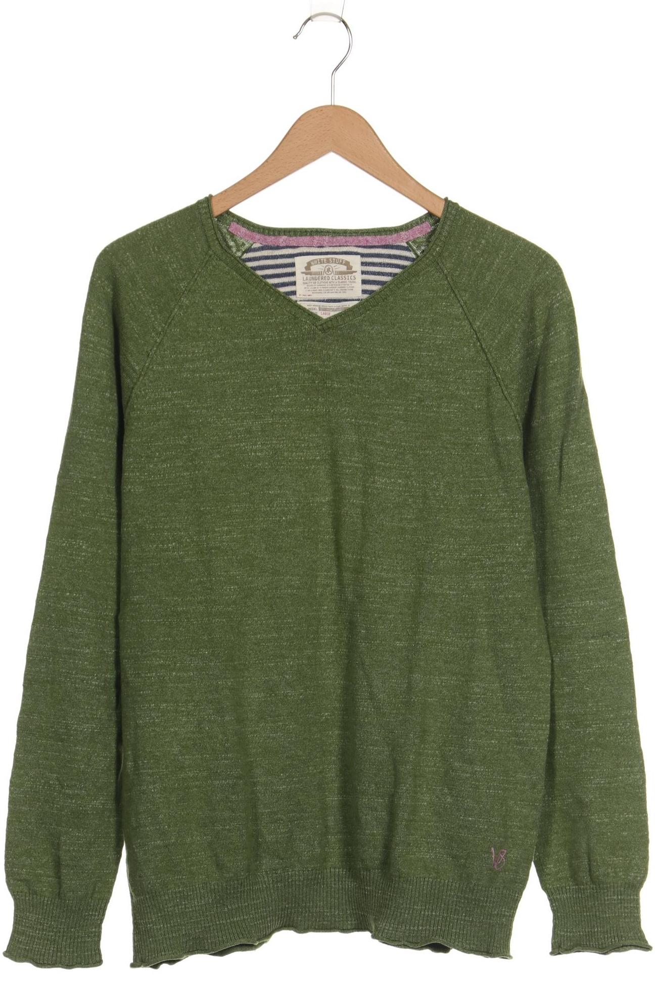 

White Stuff Herren Pullover, grün, Gr. 52