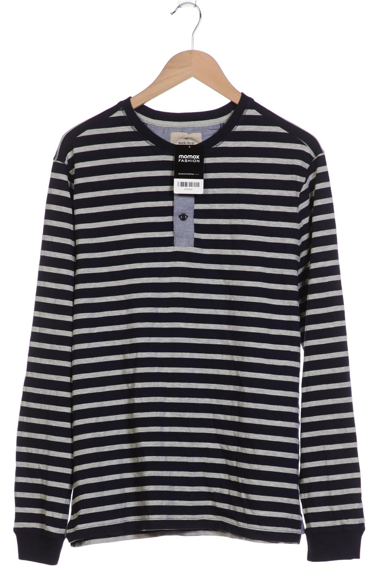 

White Stuff Herren Langarmshirt, marineblau, Gr. 54