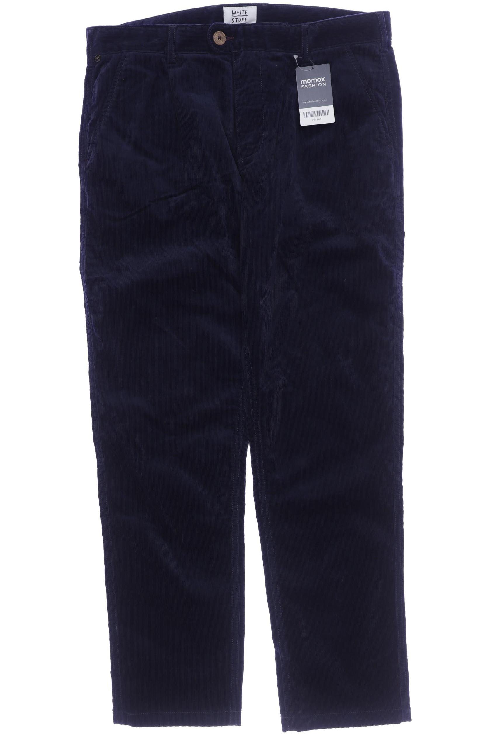 

White Stuff Herren Stoffhose, marineblau, Gr. 34
