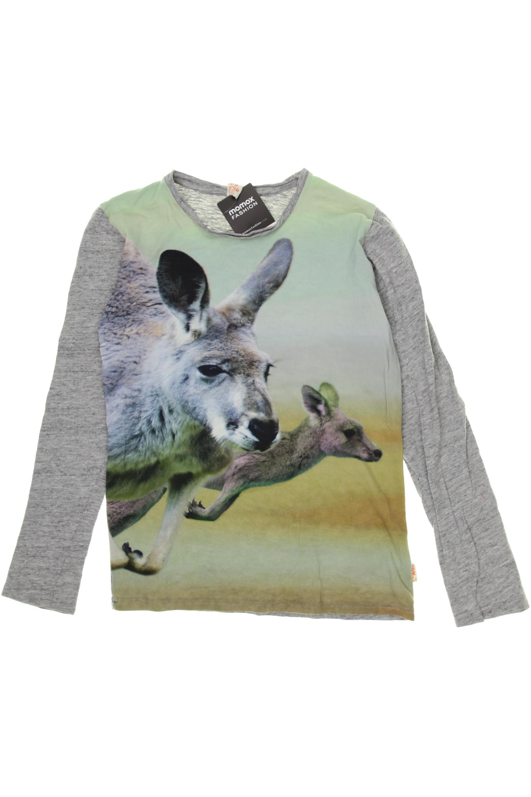 

Wild Herren Langarmshirt, grau, Gr. 146