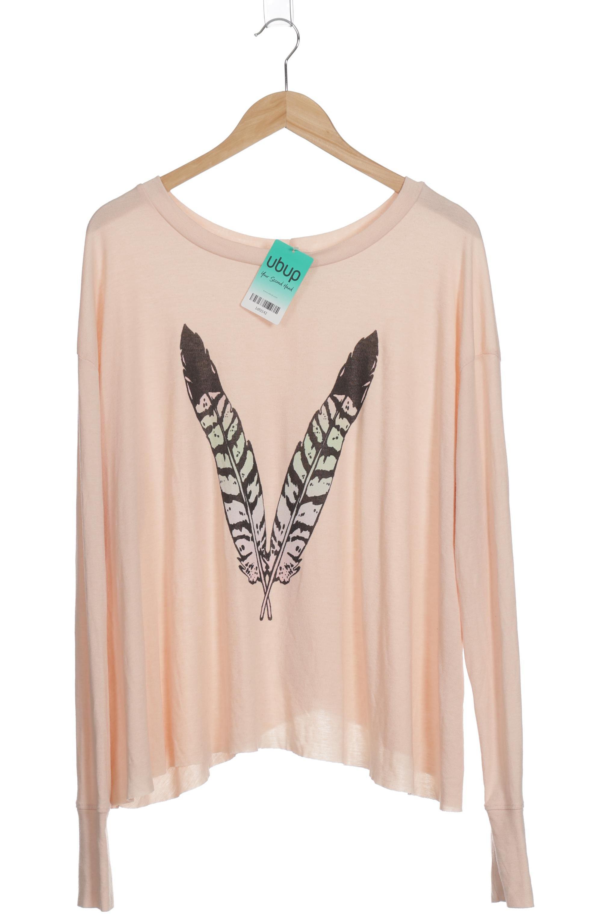 

Wildfox Damen Langarmshirt, pink, Gr.