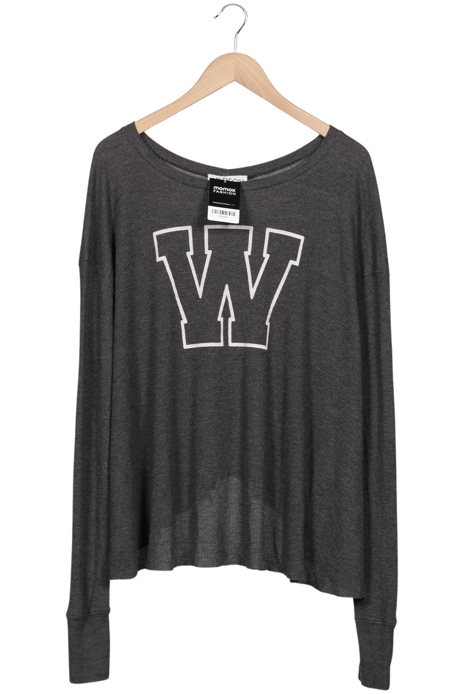 

Wildfox Damen Langarmshirt, grau, Gr. 36
