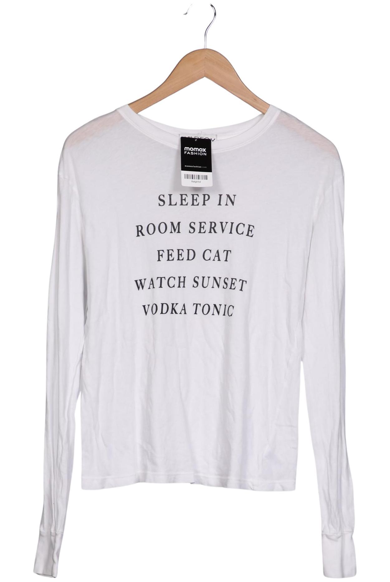 

Wildfox Damen Langarmshirt, weiß, Gr. 34