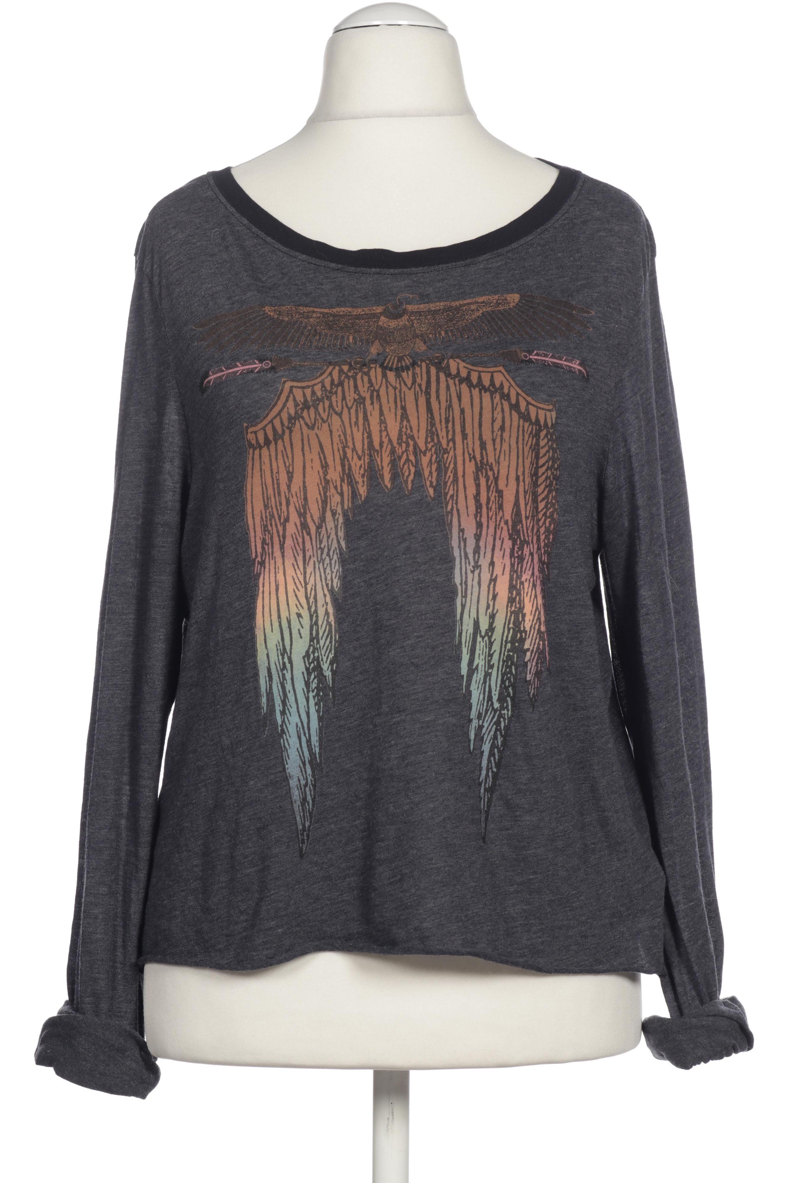 

Wildfox Damen Langarmshirt, blau, Gr.