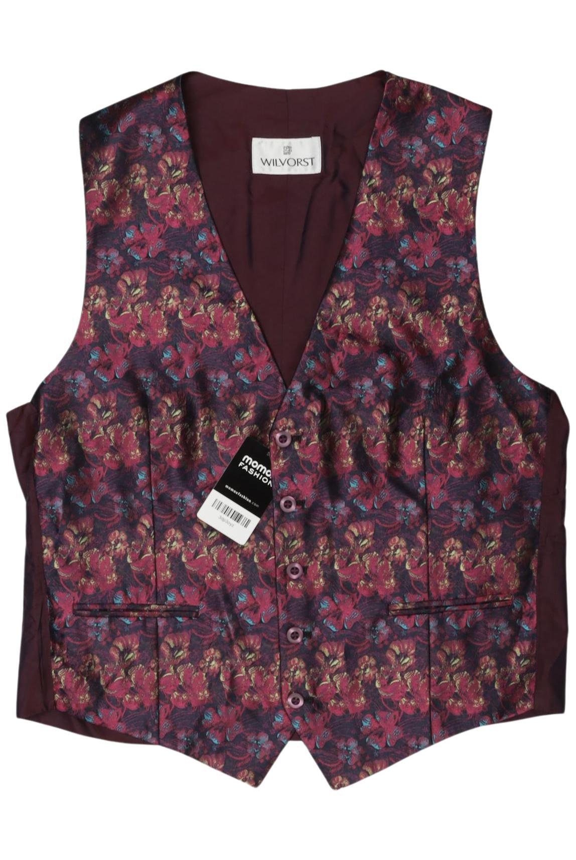 

Wilvorst Herren Weste, bordeaux, Gr. 52