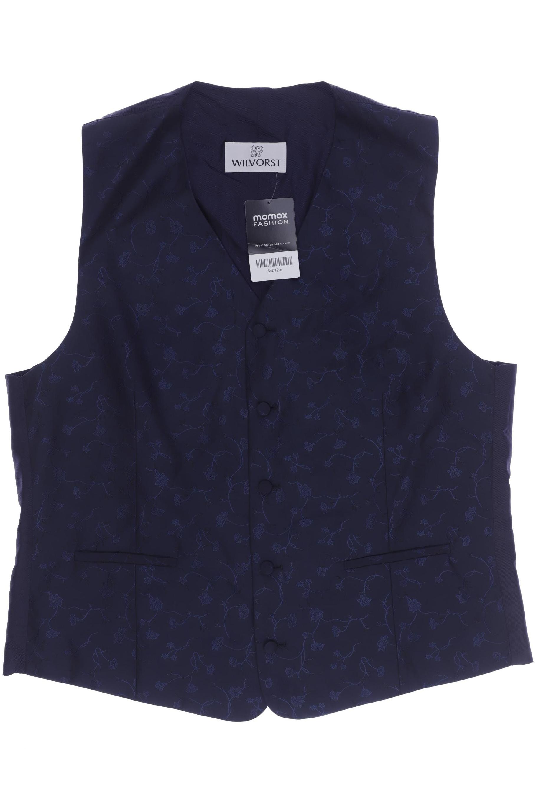 

WILVORST Herren Weste, marineblau