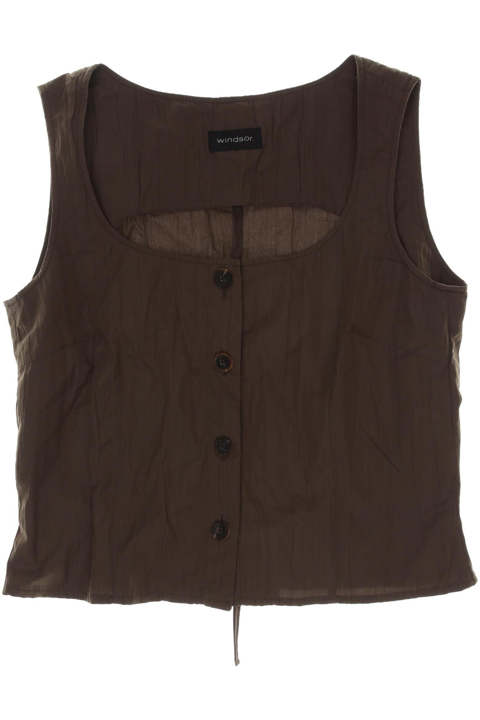 

windsor. Damen Bluse, braun, Gr. 36
