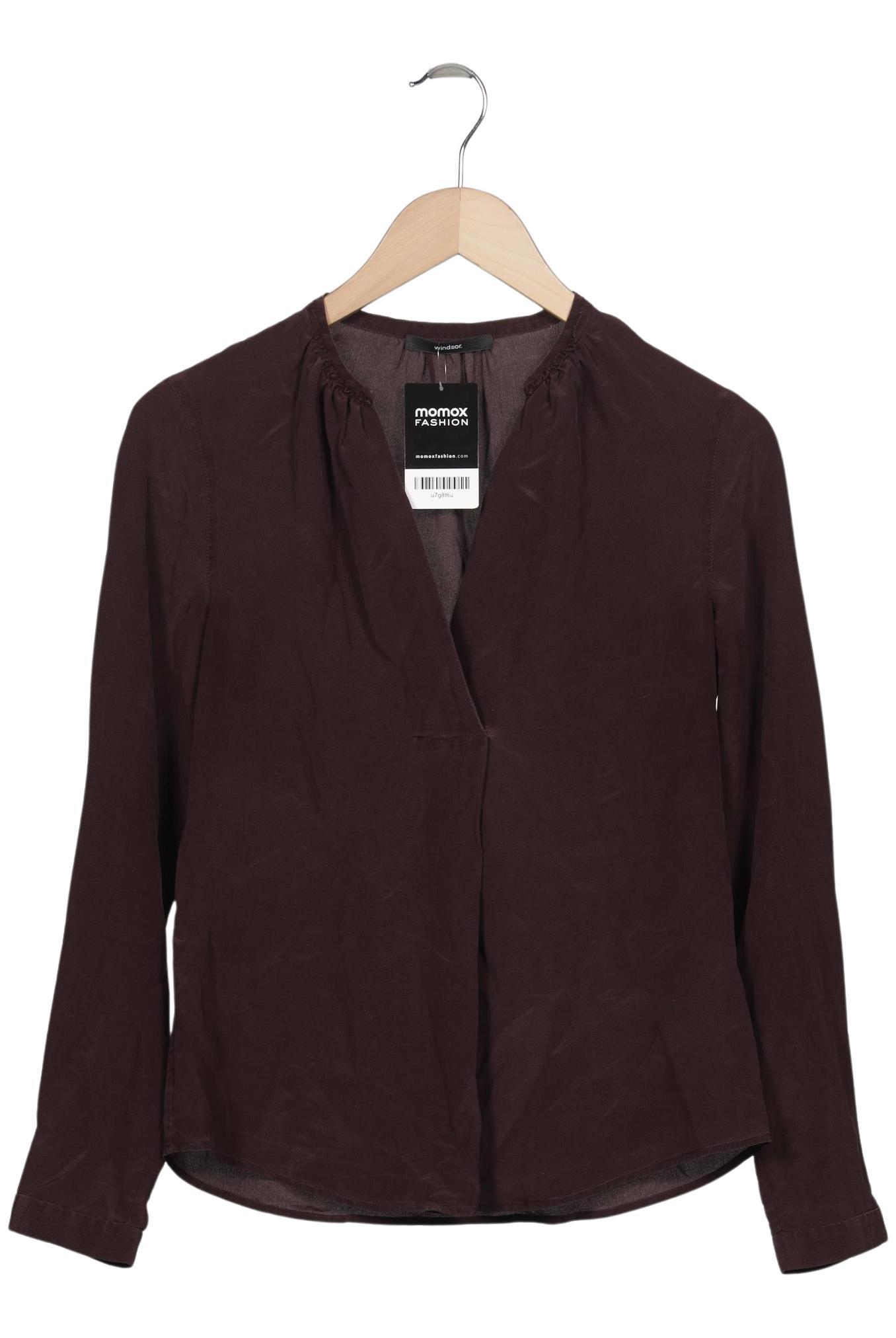 

windsor. Damen Bluse, bordeaux, Gr. 34