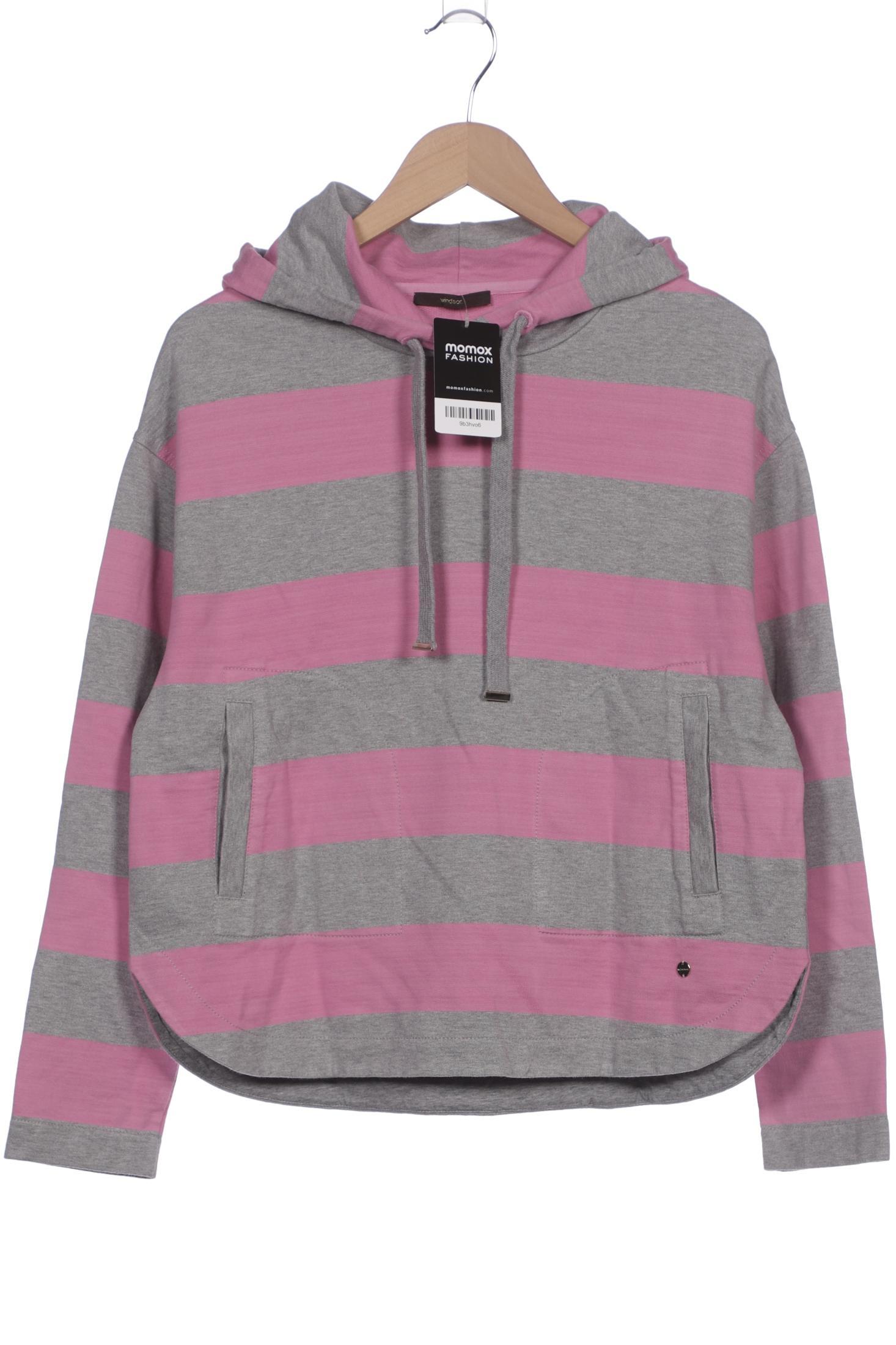 

windsor. Damen Kapuzenpullover, pink, Gr. 44