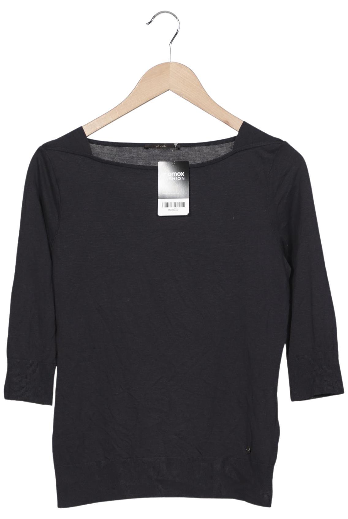 

windsor. Damen Langarmshirt, schwarz, Gr. 36