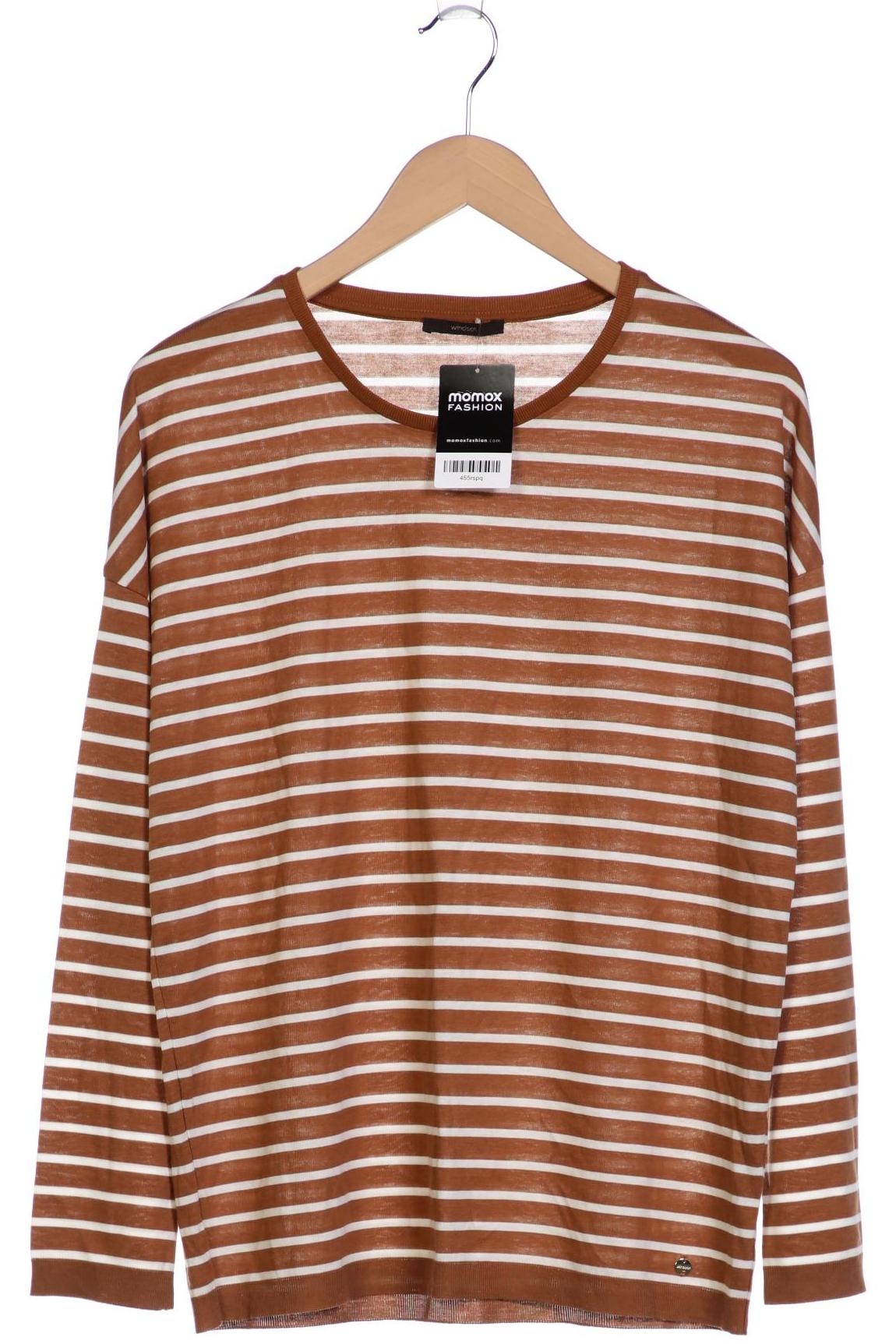 

windsor. Damen Langarmshirt, braun, Gr. 42