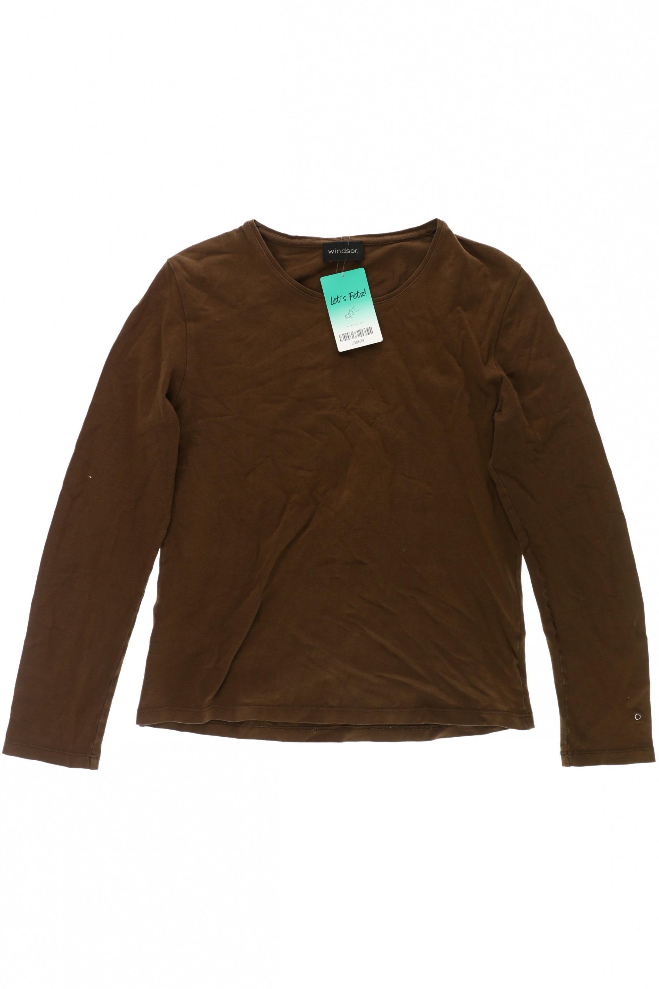 

windsor. Damen Langarmshirt, braun, Gr.