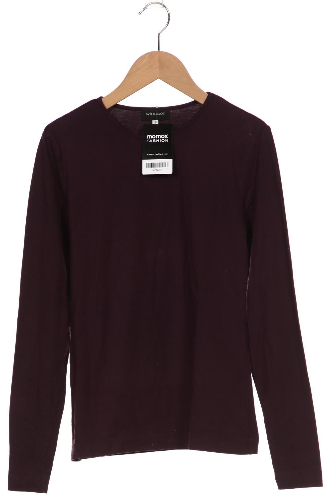 

windsor. Damen Langarmshirt, bordeaux, Gr. 36