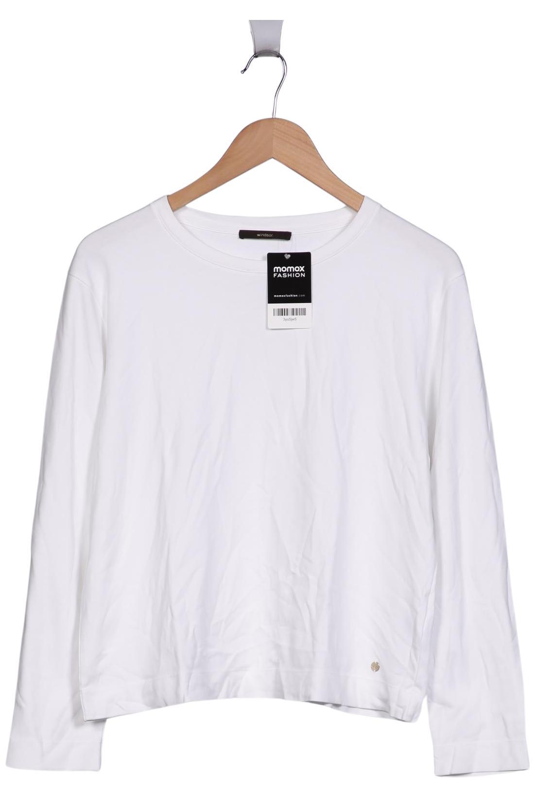 

windsor. Damen Langarmshirt, weiß, Gr. 40