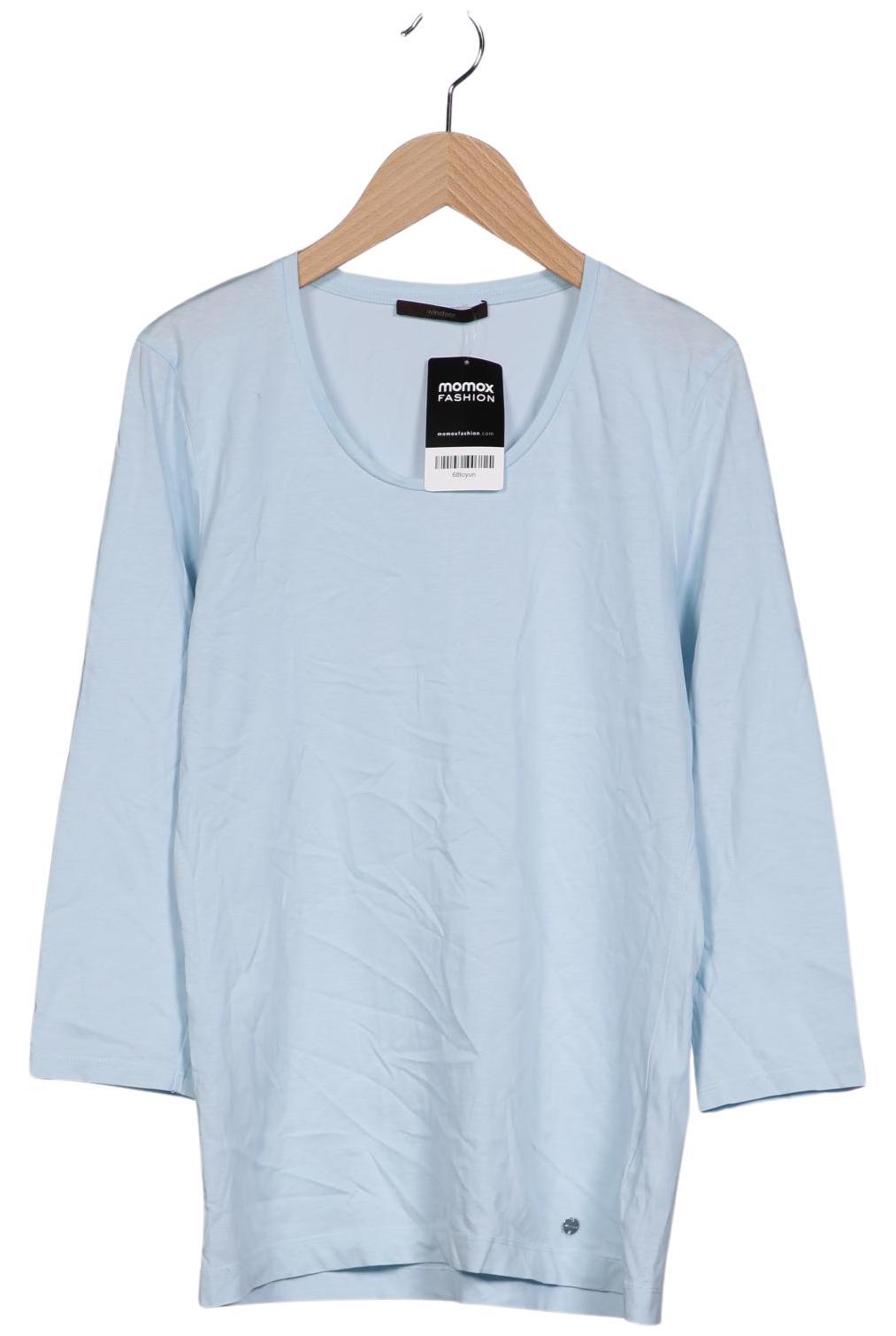 

windsor. Damen Langarmshirt, hellblau, Gr. 38