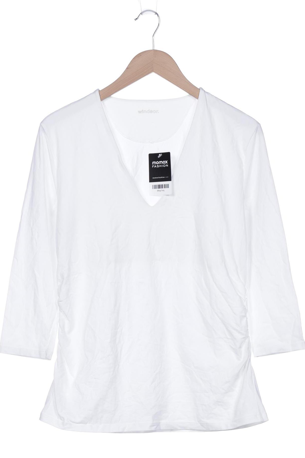 

windsor. Damen Langarmshirt, weiß, Gr. 44