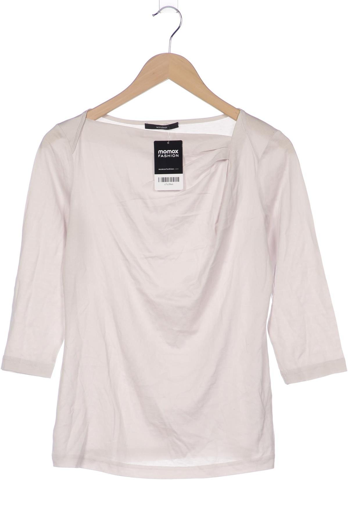 

windsor. Damen Langarmshirt, grau, Gr. 38