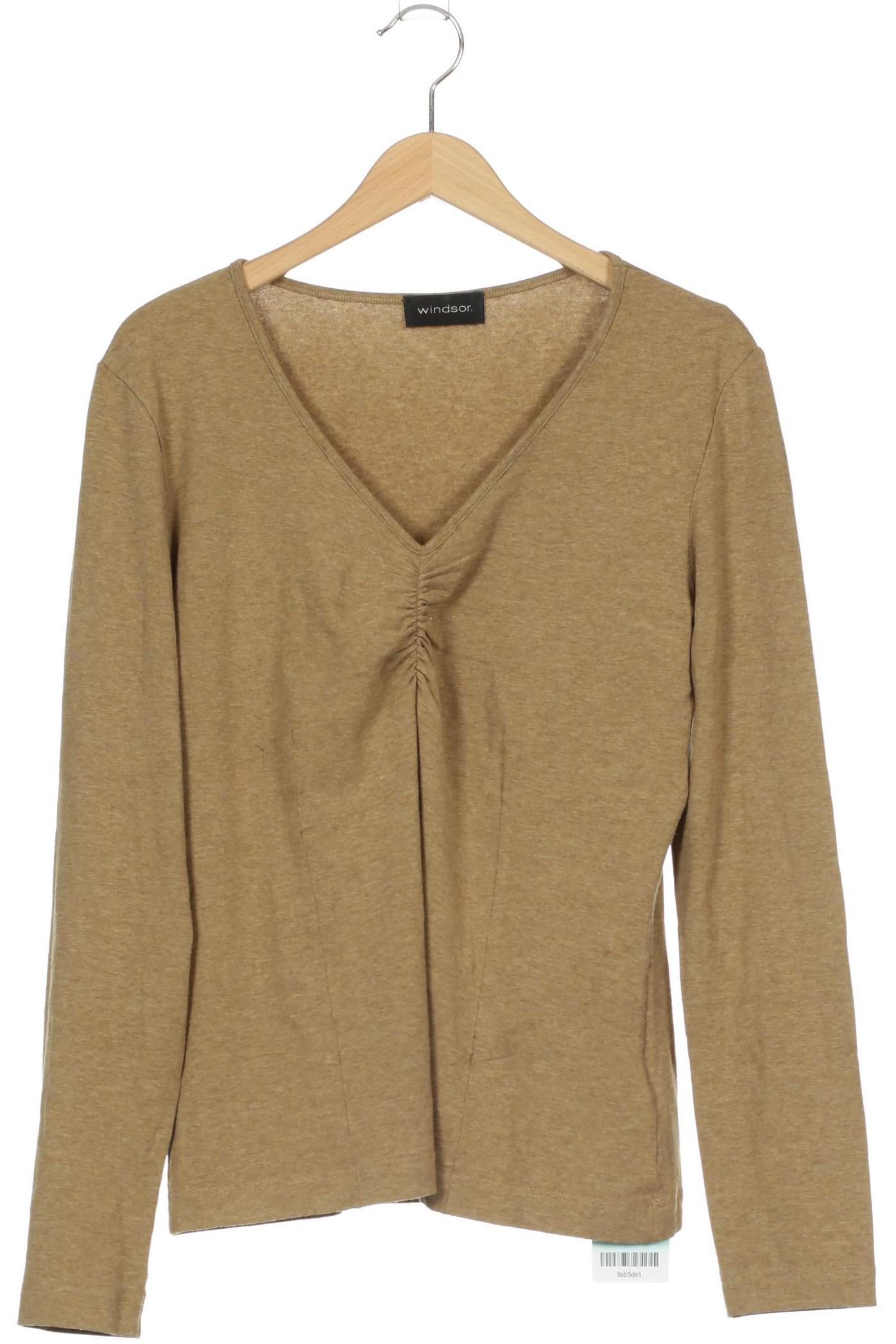 

windsor. Damen Langarmshirt, braun, Gr. 40