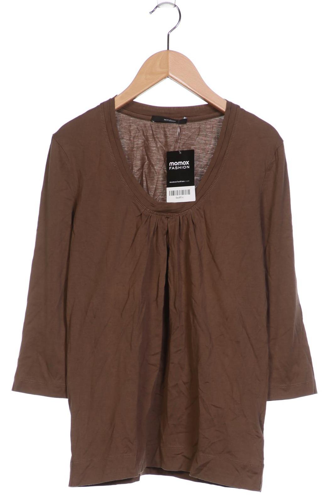 

windsor. Damen Langarmshirt, braun, Gr. 38