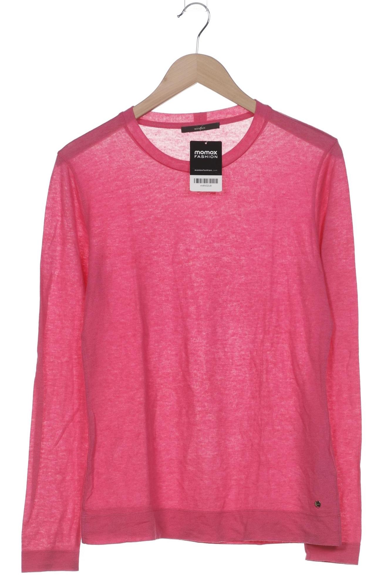 

windsor. Damen Langarmshirt, pink, Gr. 38