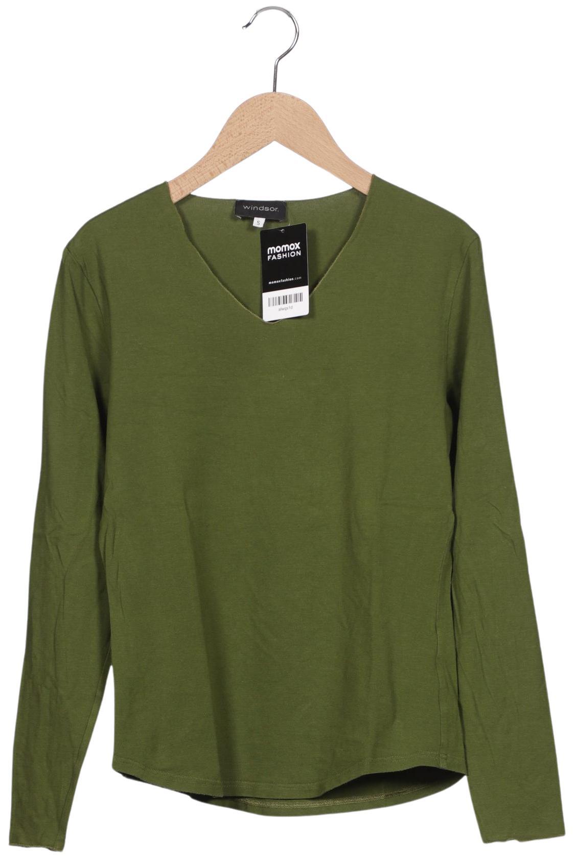 

windsor. Damen Langarmshirt, grün, Gr. 36