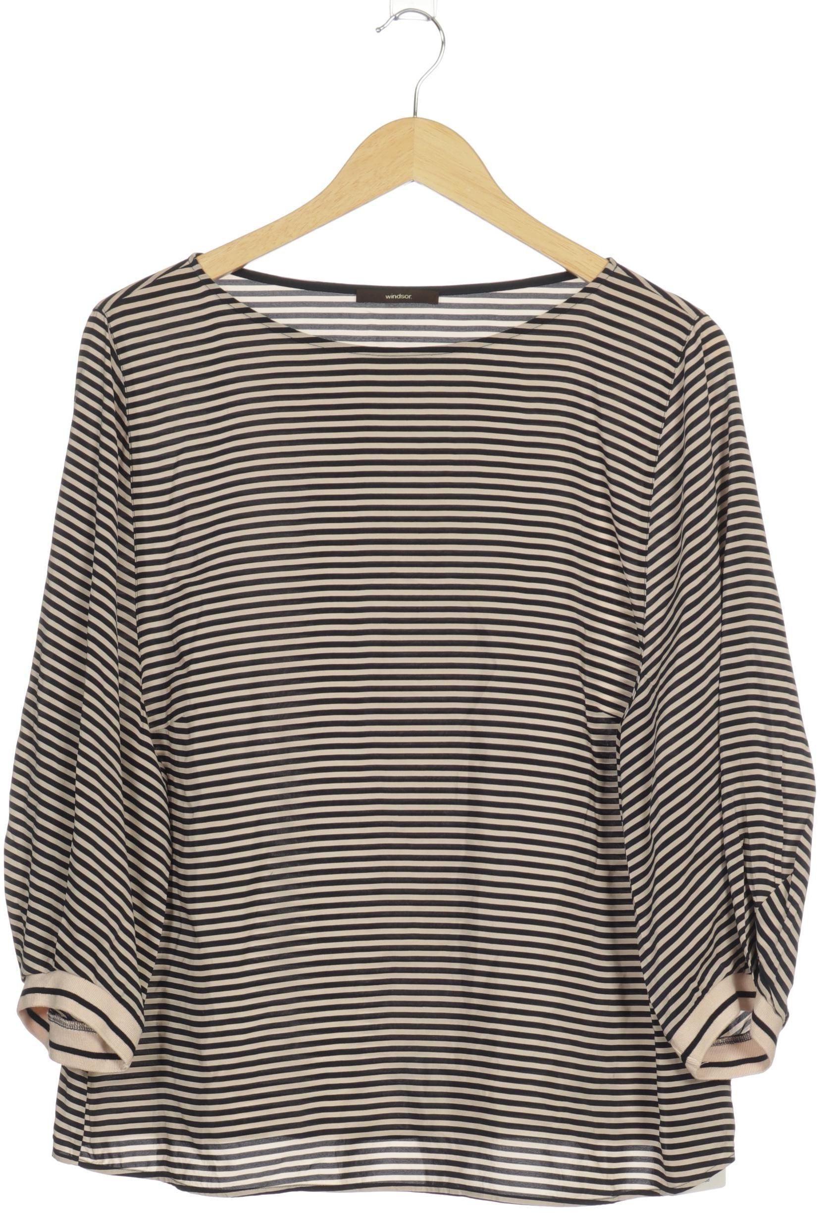 

windsor. Damen Langarmshirt, blau, Gr. 42