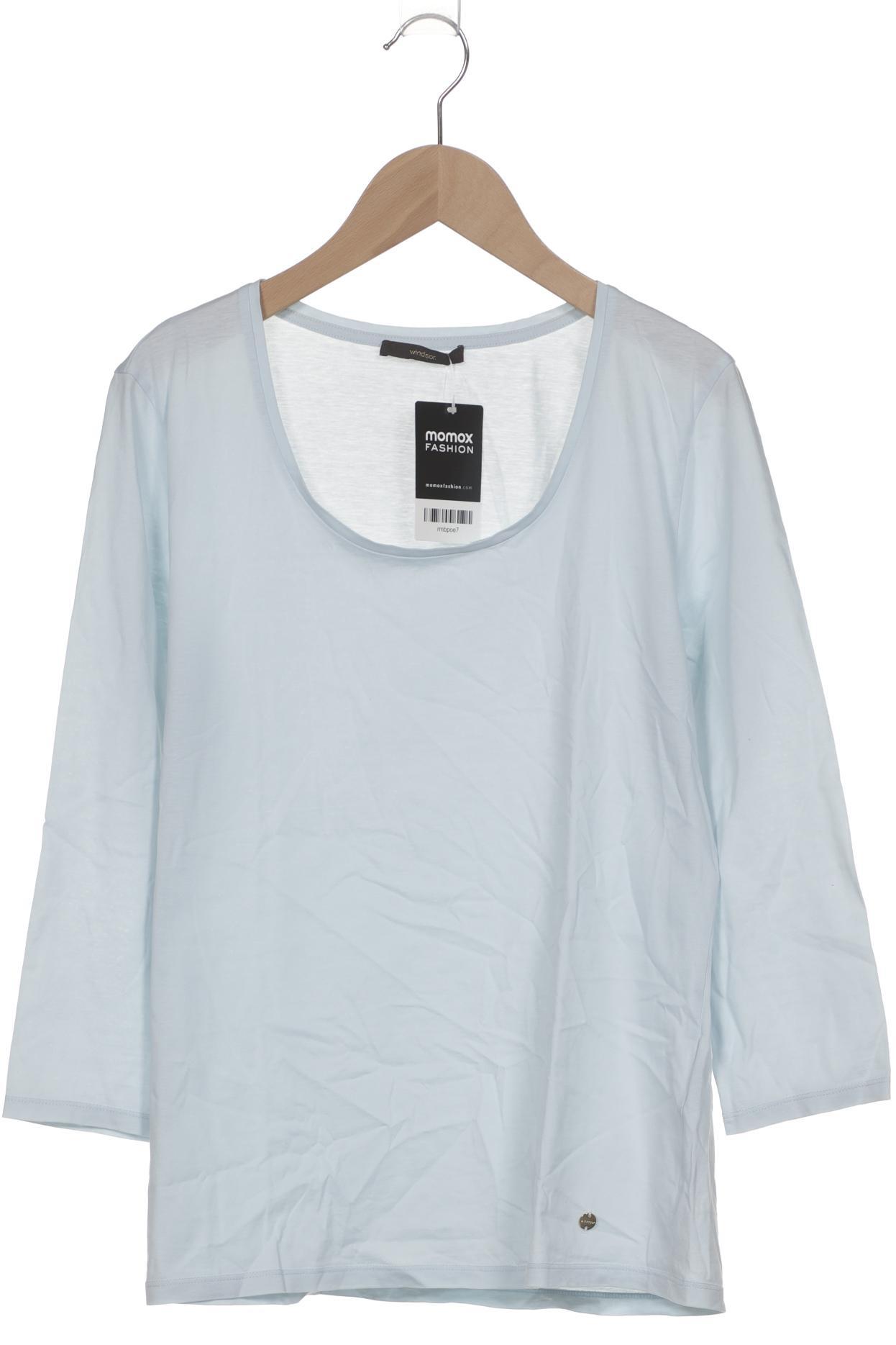 

windsor. Damen Langarmshirt, hellblau, Gr. 38