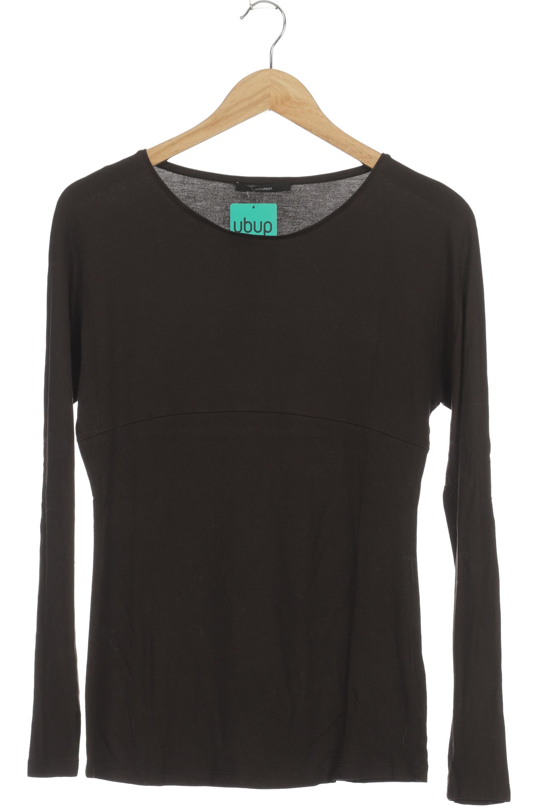 

windsor. Damen Langarmshirt, braun, Gr. 40