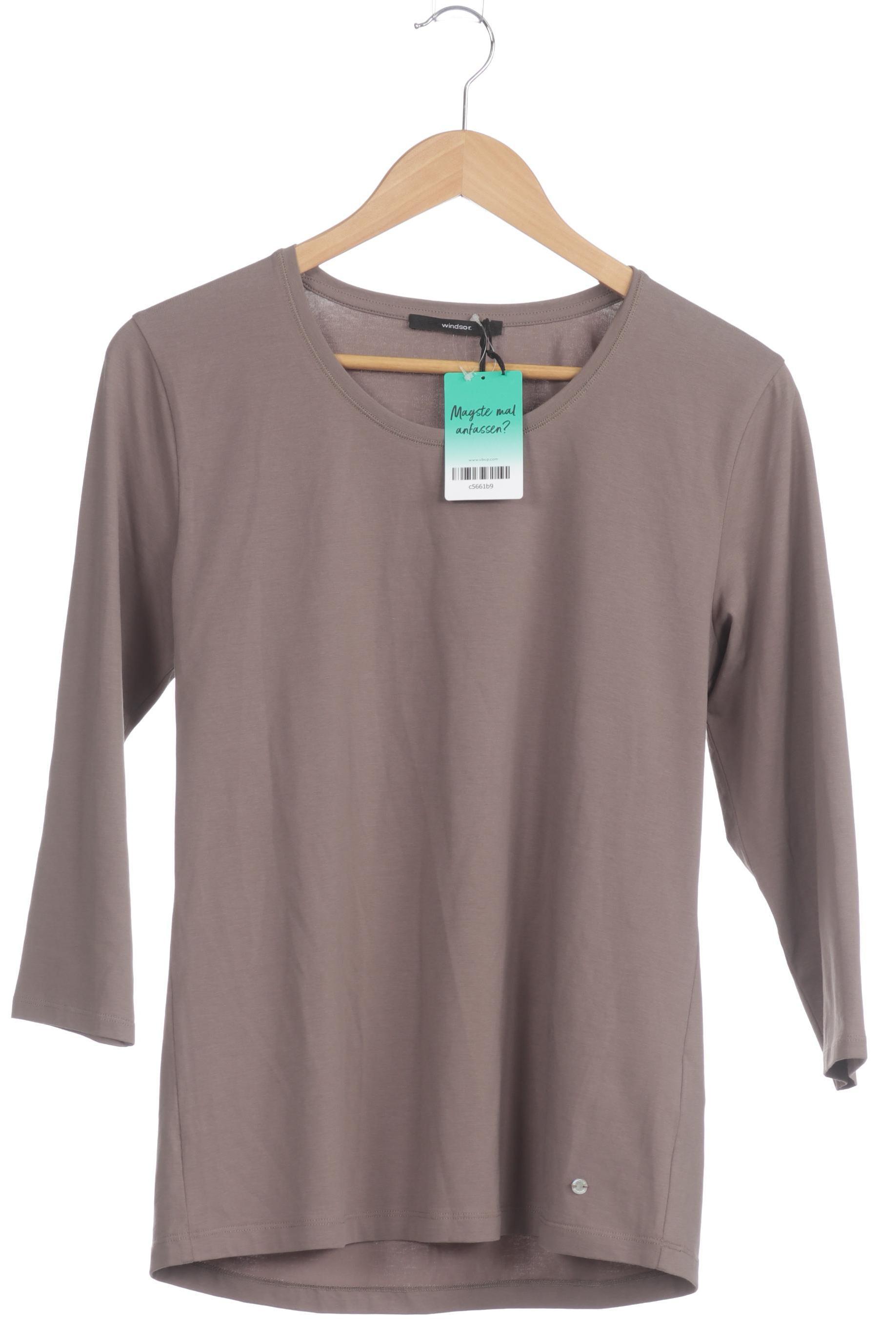 

windsor. Damen Langarmshirt, beige, Gr. 40