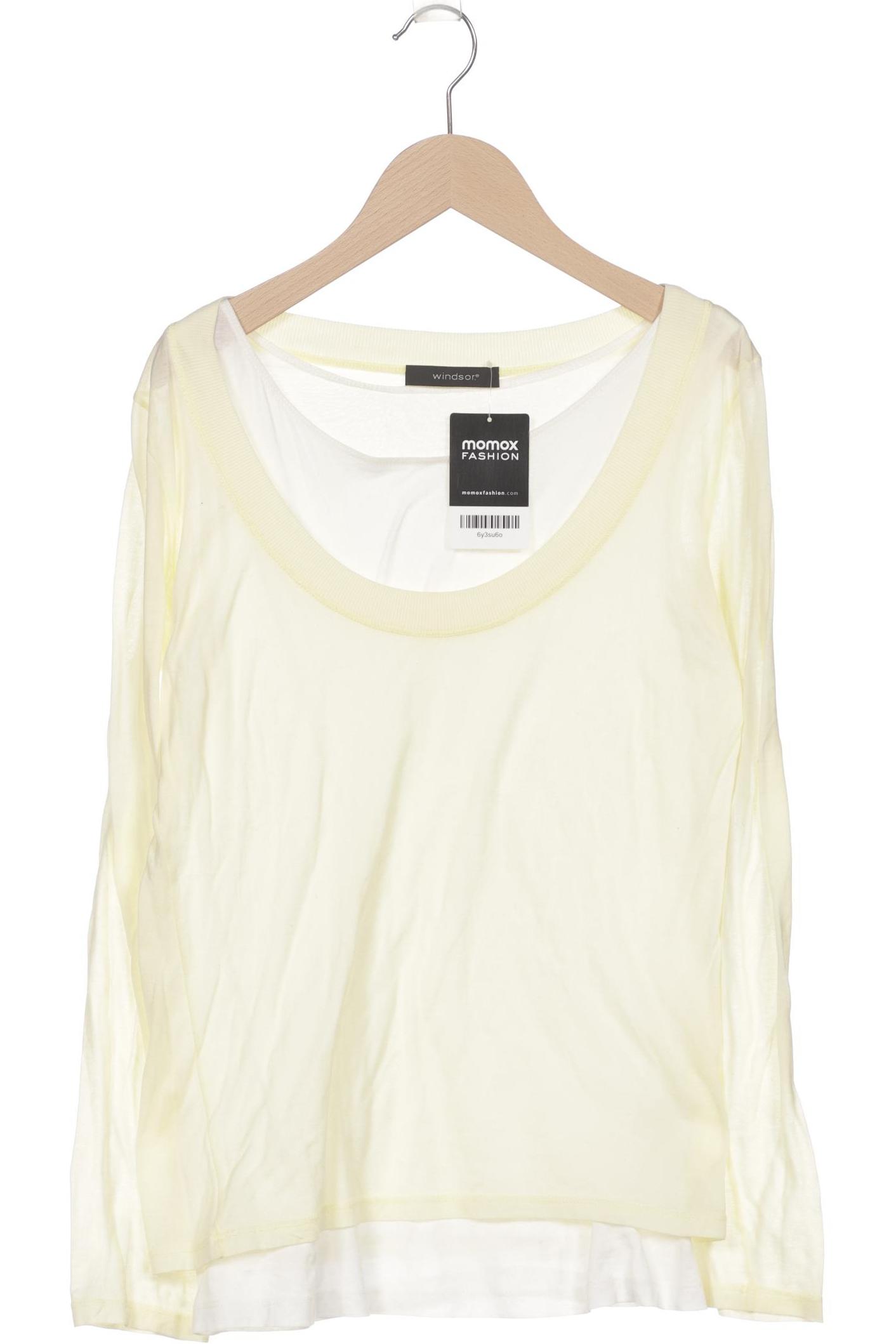 

windsor. Damen Langarmshirt, gelb, Gr. 36