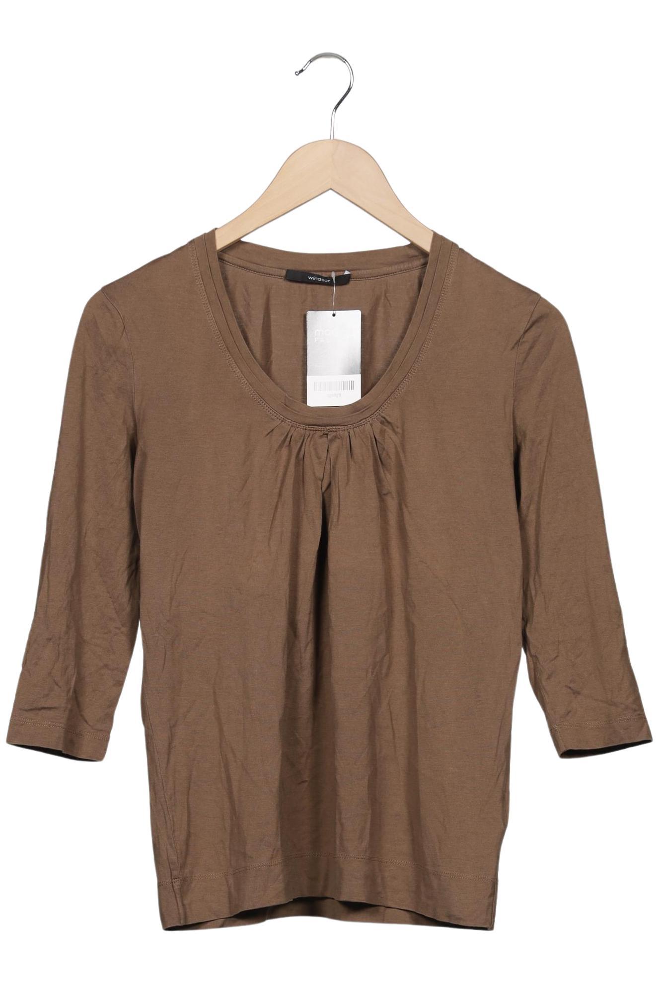 

windsor. Damen Langarmshirt, beige, Gr. 38