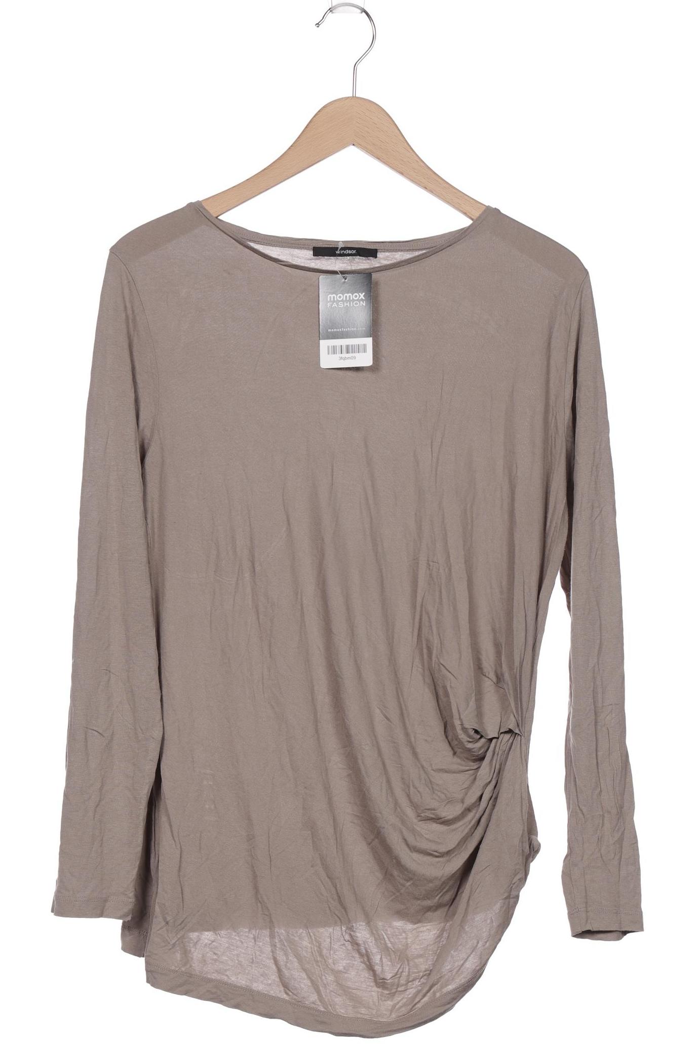 

windsor. Damen Langarmshirt, grau, Gr. 42