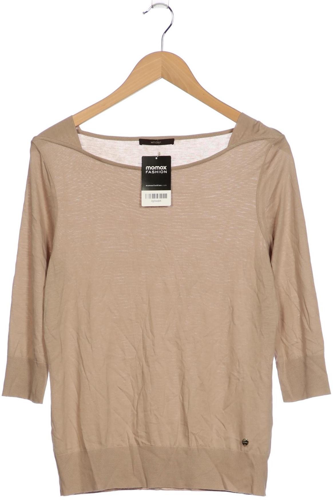 

windsor. Damen Langarmshirt, beige, Gr. 38