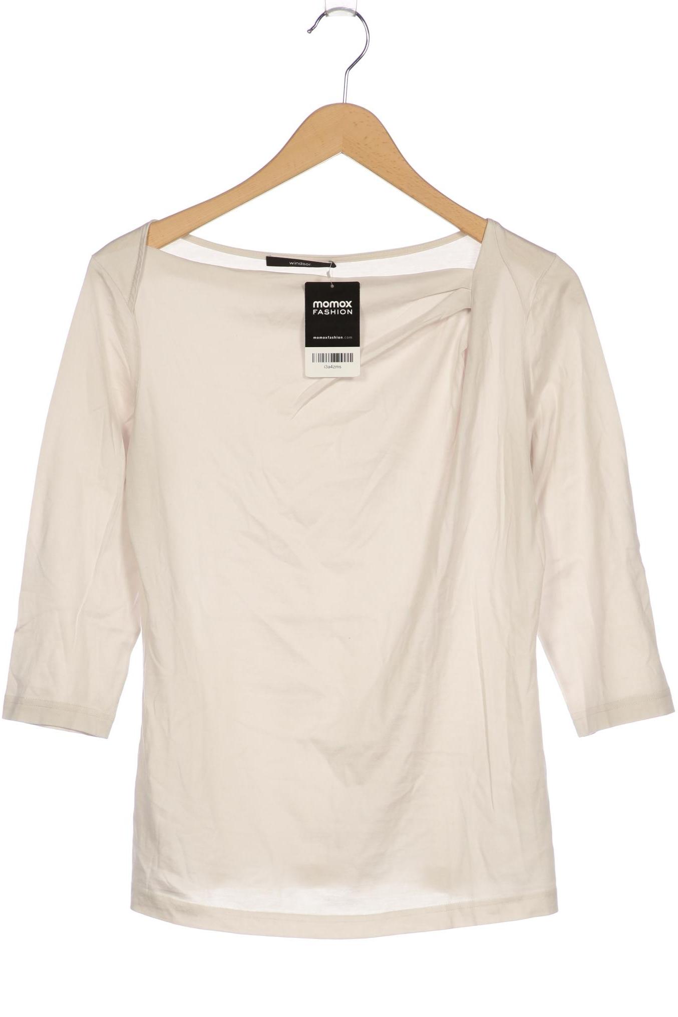 

windsor. Damen Langarmshirt, weiß, Gr. 38
