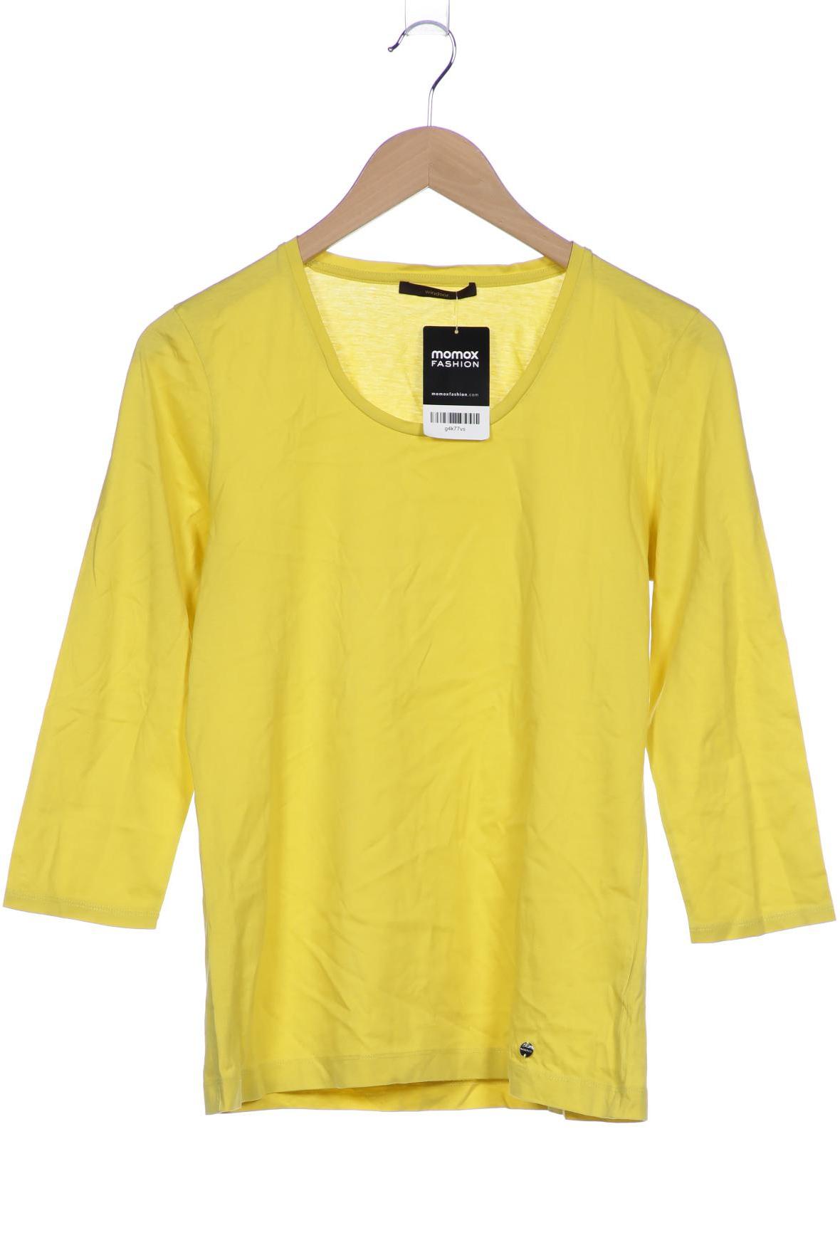 

windsor. Damen Langarmshirt, gelb, Gr. 40