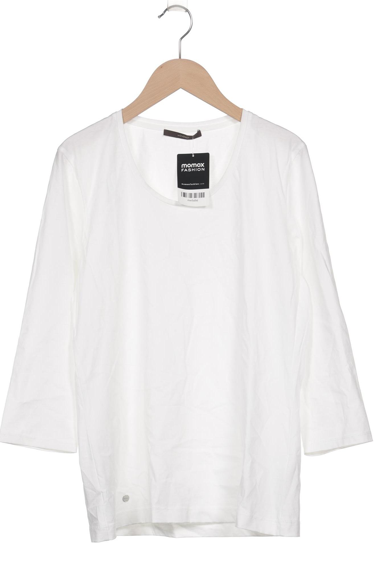 

windsor. Damen Langarmshirt, weiß, Gr. 42