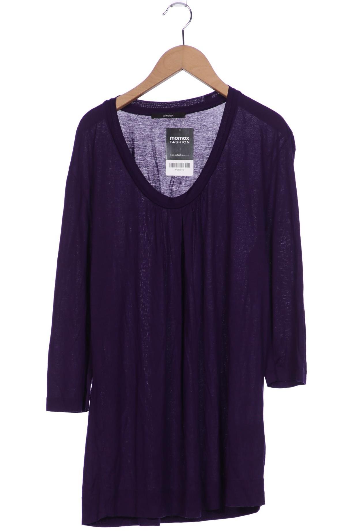 

windsor. Damen Langarmshirt, flieder, Gr. 44