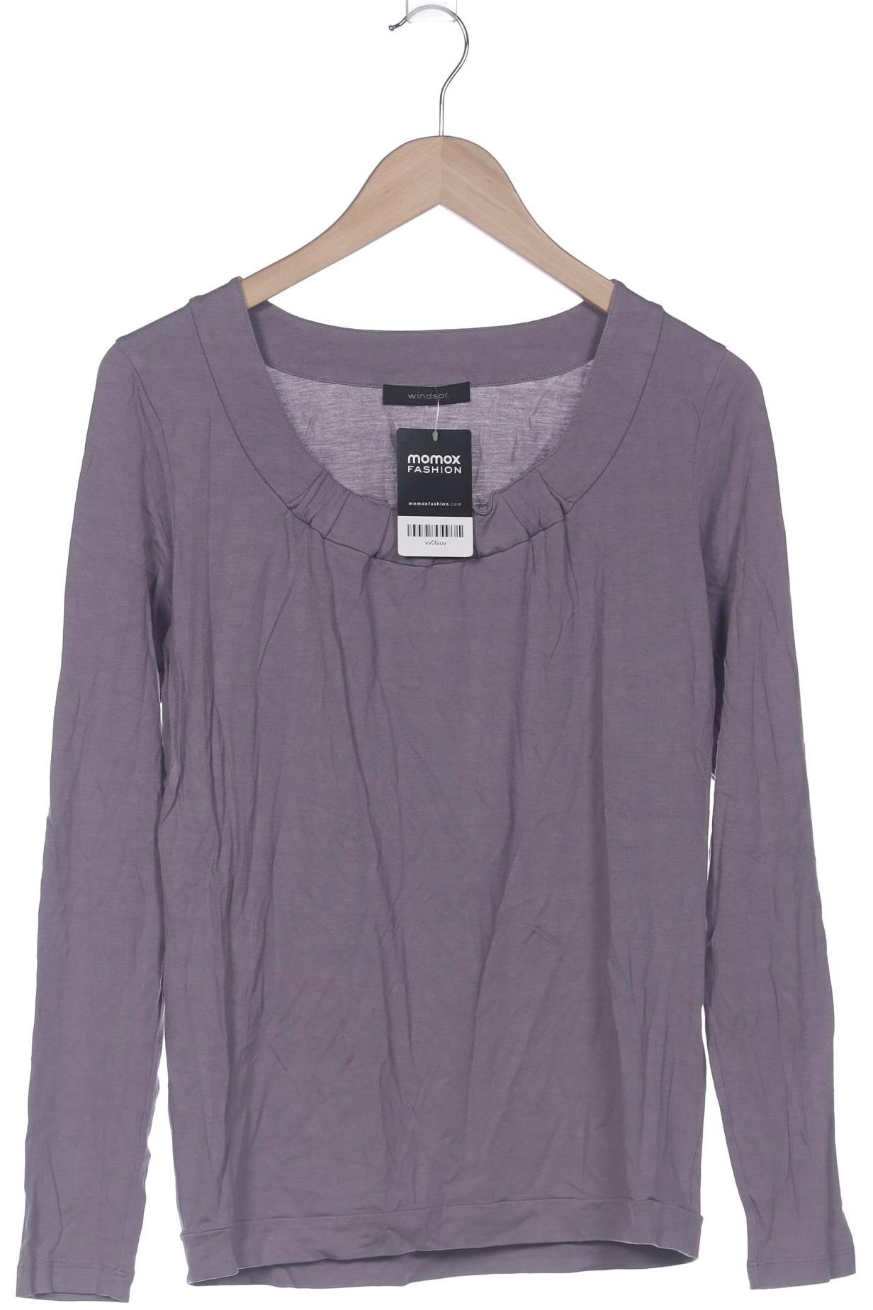

windsor. Damen Langarmshirt, flieder, Gr. 42