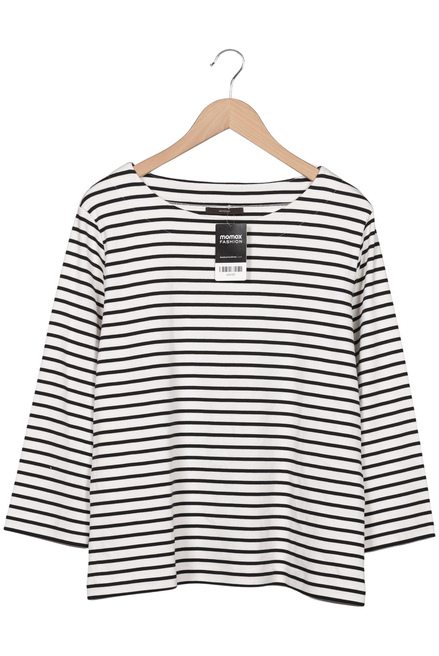 

windsor. Damen Langarmshirt, weiß, Gr. 46
