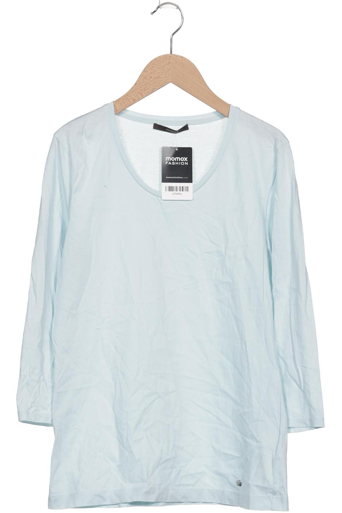 

windsor. Damen Langarmshirt, hellblau, Gr. 40