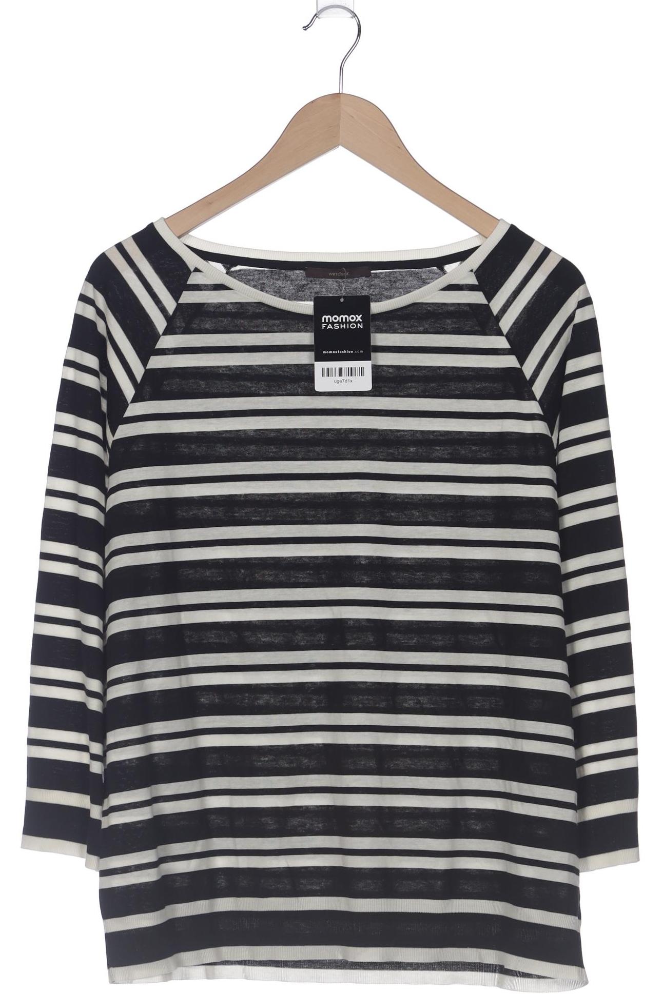 

windsor. Damen Langarmshirt, schwarz, Gr. 46