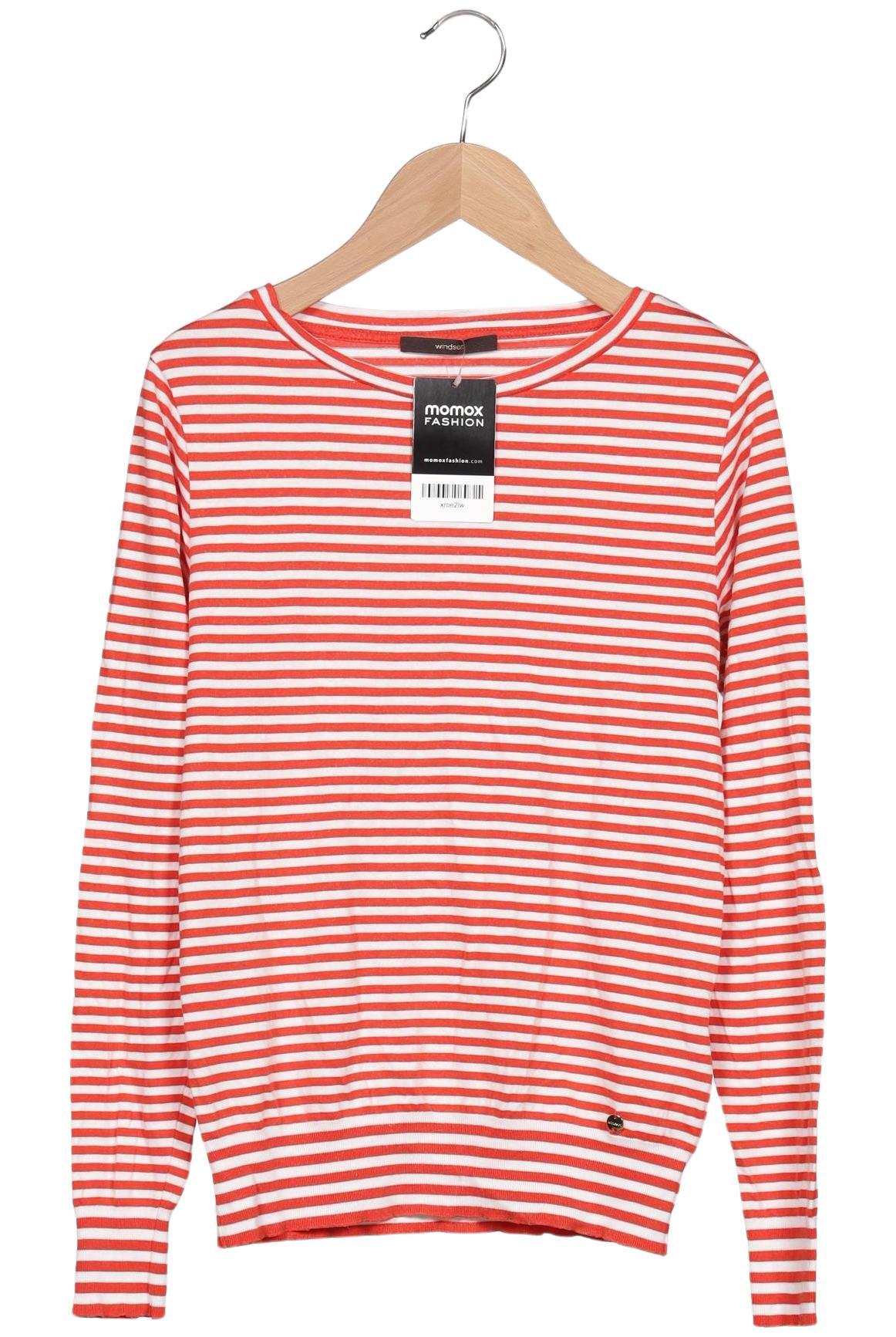 

windsor. Damen Langarmshirt, rot, Gr. 34