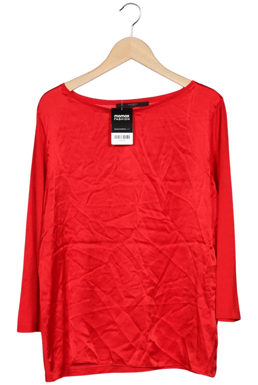 

windsor. Damen Langarmshirt, rot, Gr. 42