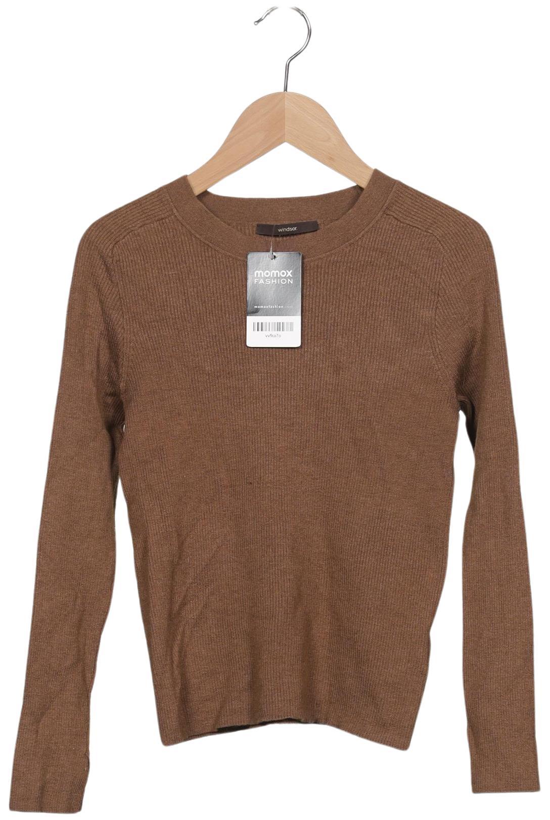 

windsor. Damen Langarmshirt, braun, Gr. 34