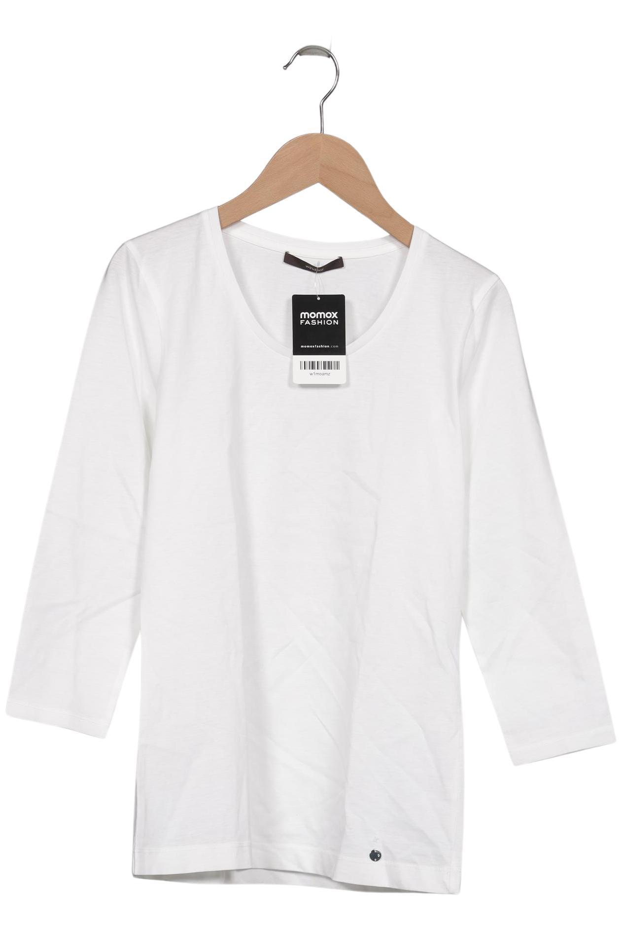

windsor. Damen Langarmshirt, weiß, Gr. 34
